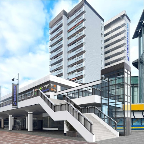 Visualisierung der neuen Vorderfront von Corner 82 in Wiesdorf