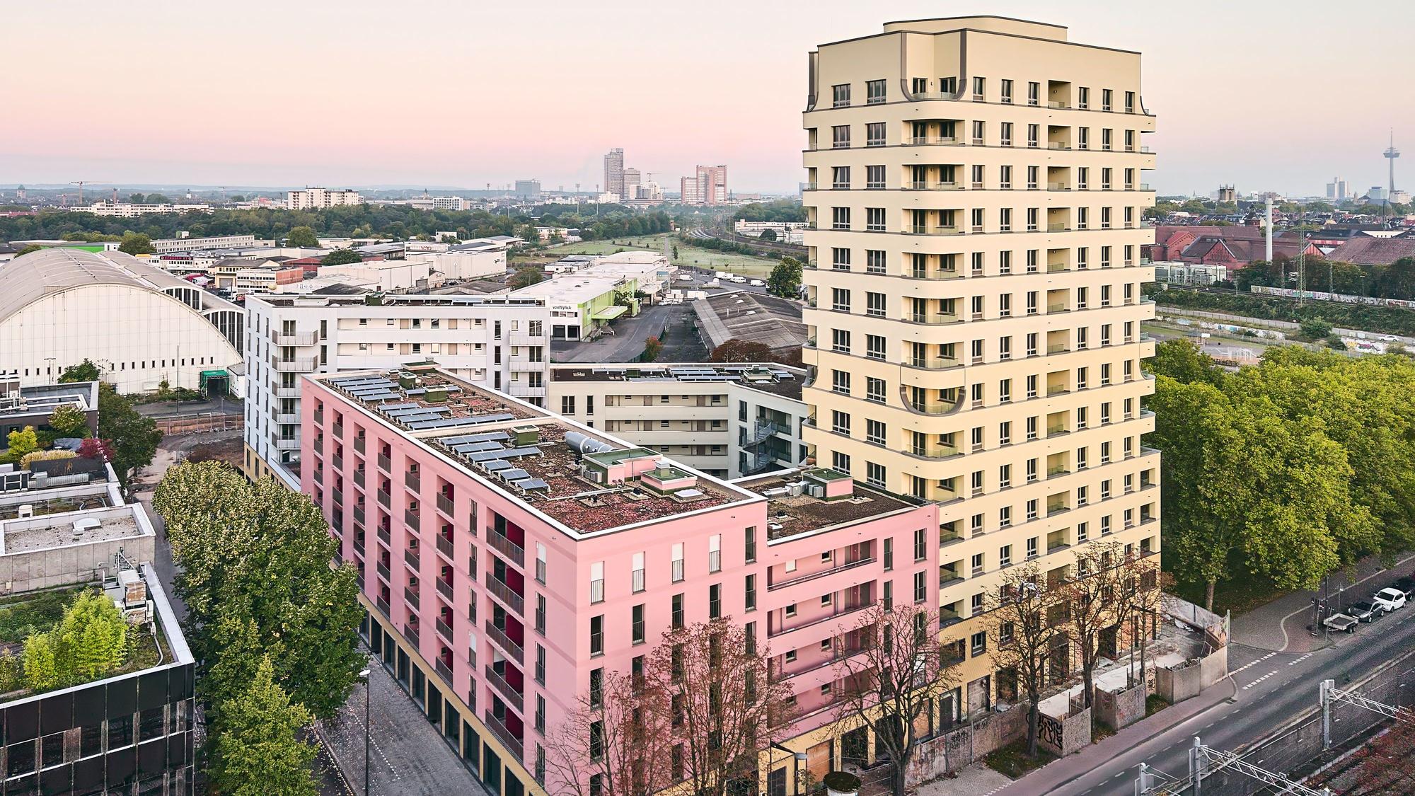 Die Wohnungen der GAG in der Sechtemer Straße sind mit die ersten bezugsfertigen, an denen das Kooperative Baulandmodell Anwendung fand.