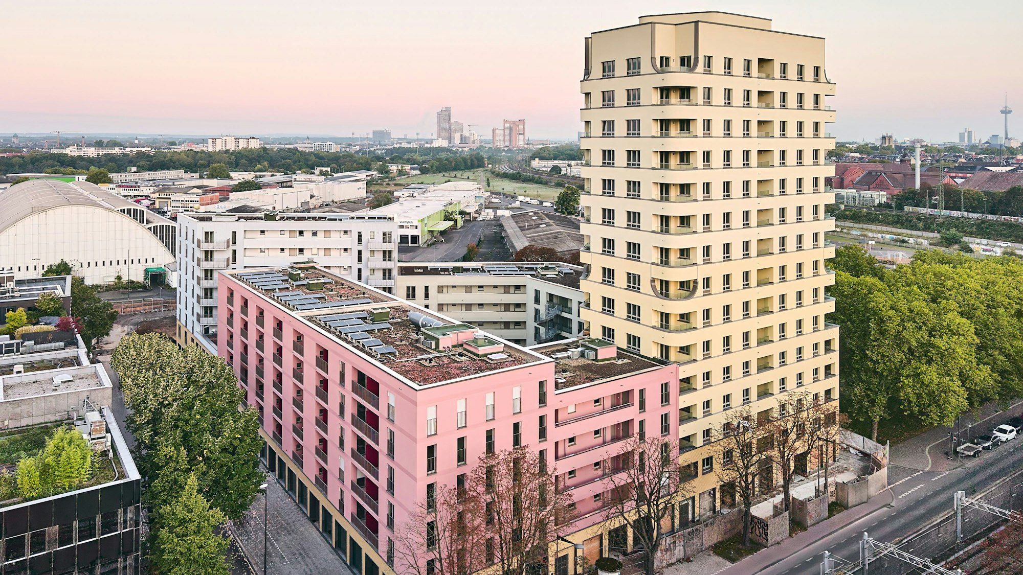 Die Wohnungen der GAG in der Sechtemer Straße sind mit die ersten bezugsfertigen, an denen das Kooperative Baulandmodell Anwendung fand.