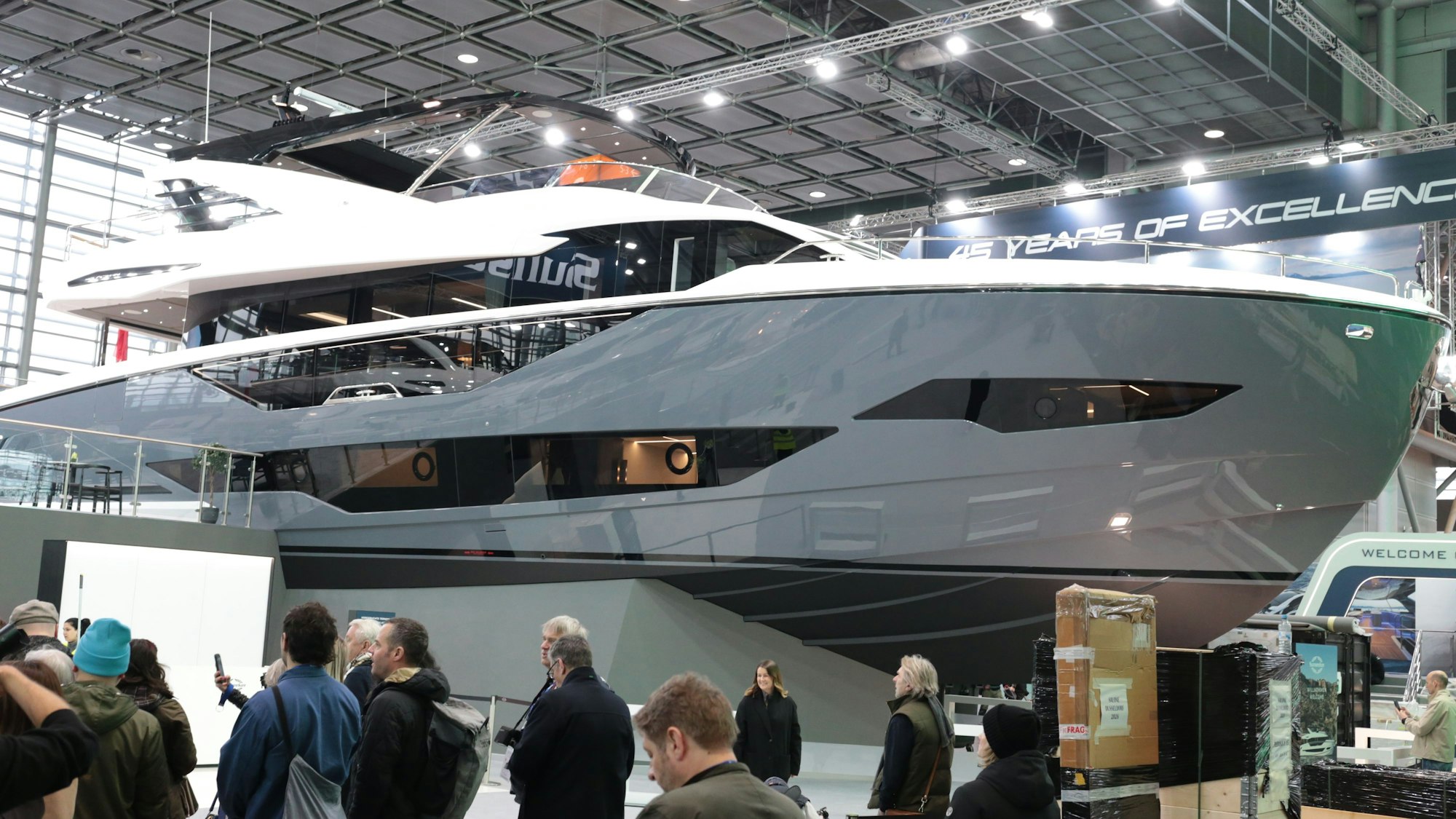 Düsseldorf: Presserundgang boot 2026 - Sunseeker Halle 6, Foto: Ingo Lammert