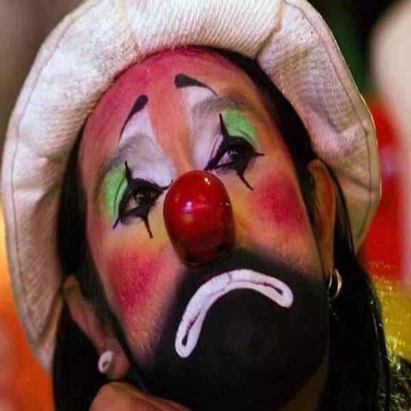 Ein trauriger Clown