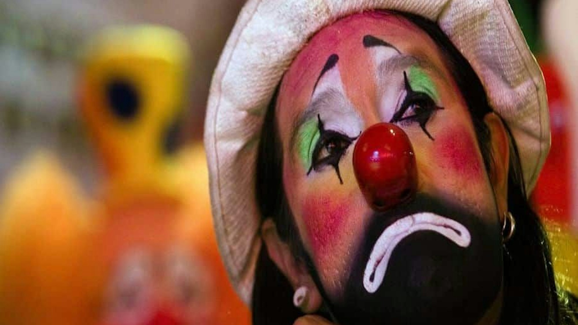 Ein trauriger Clown