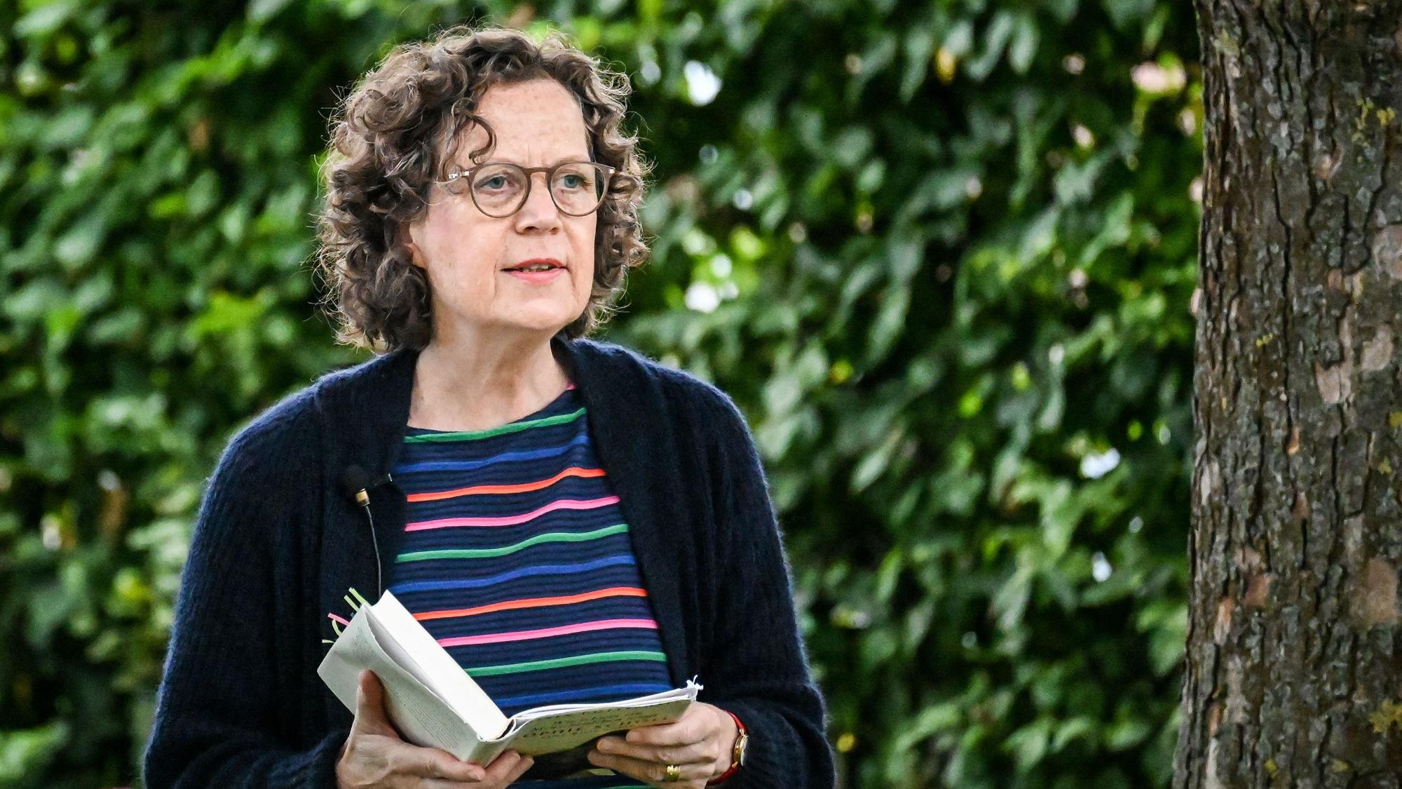 Dr. Maren Gottschalk bei einer Lesung.