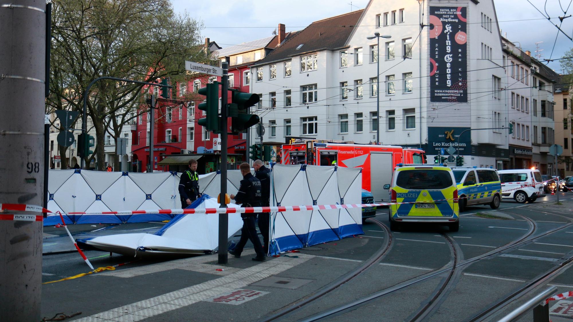 Bei dem Verkehrsunfall am Sülzgürtel wurde eine Fahradfahrerin getötet.