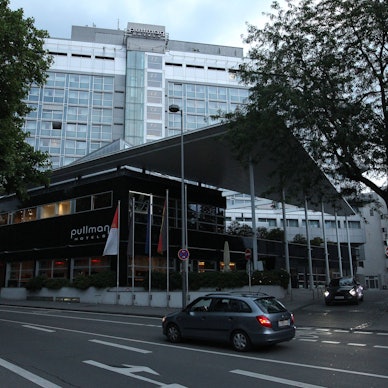 Außenaufnahme des Pullman-Hotels in Köln.