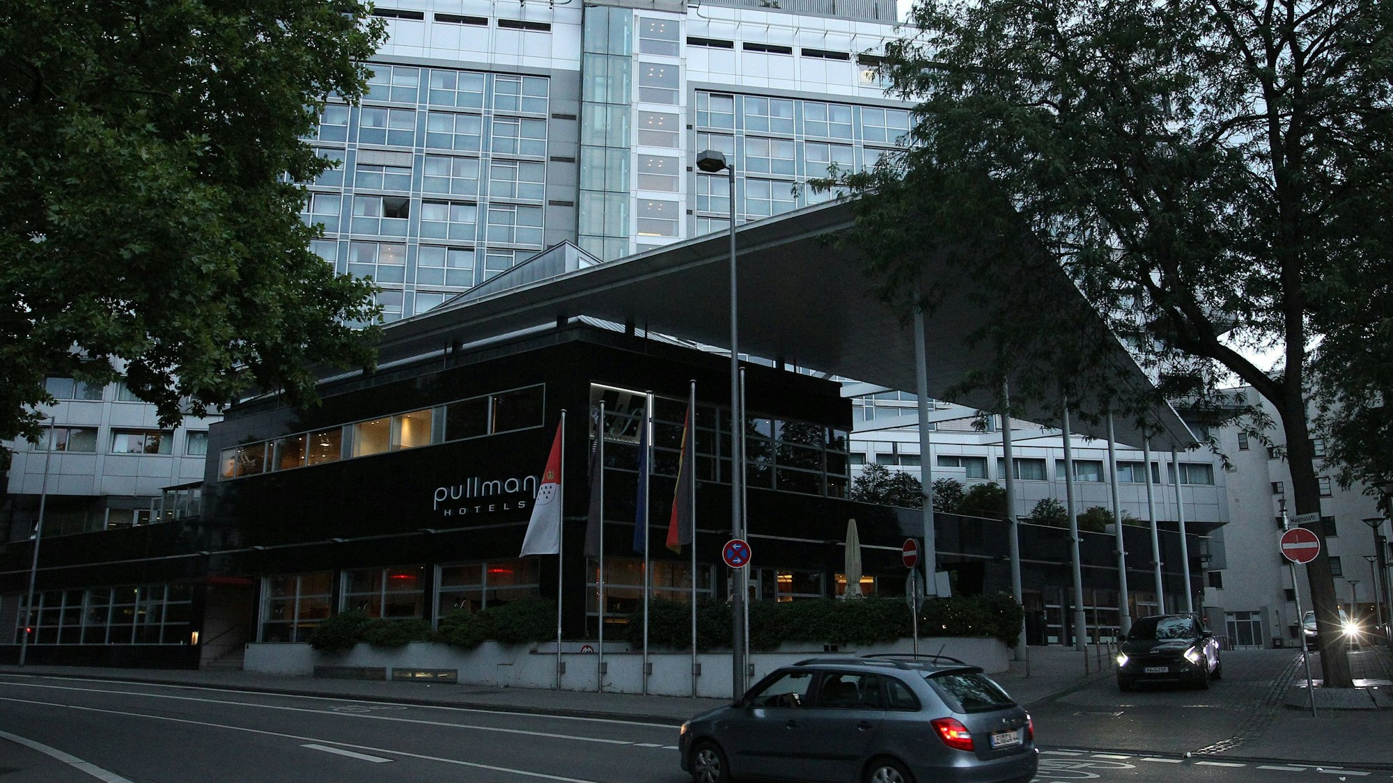Außenaufnahme des Pullman-Hotels in Köln.