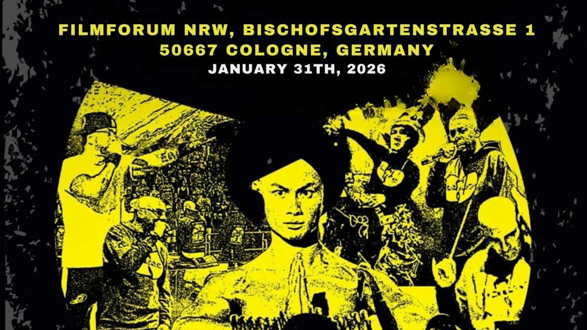 Das Bild zeigt das Filmposter zur Dokumentation „A Wu-Tang Experience“ Foto: Out 4 Fame Promotion