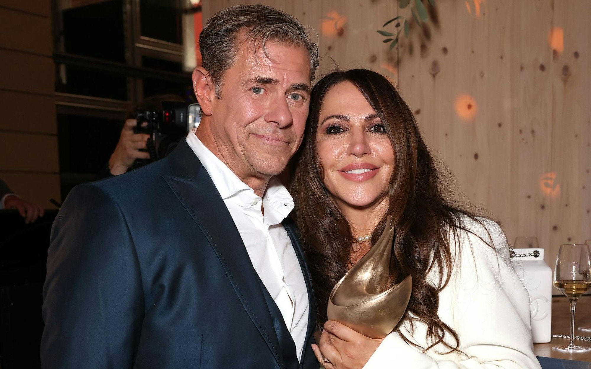 In den 90er-Jahren liiert, bis heute befreundet: Sven Martinek und Simone Thomalla. (Bild: Gerald Matzka/Getty Images)