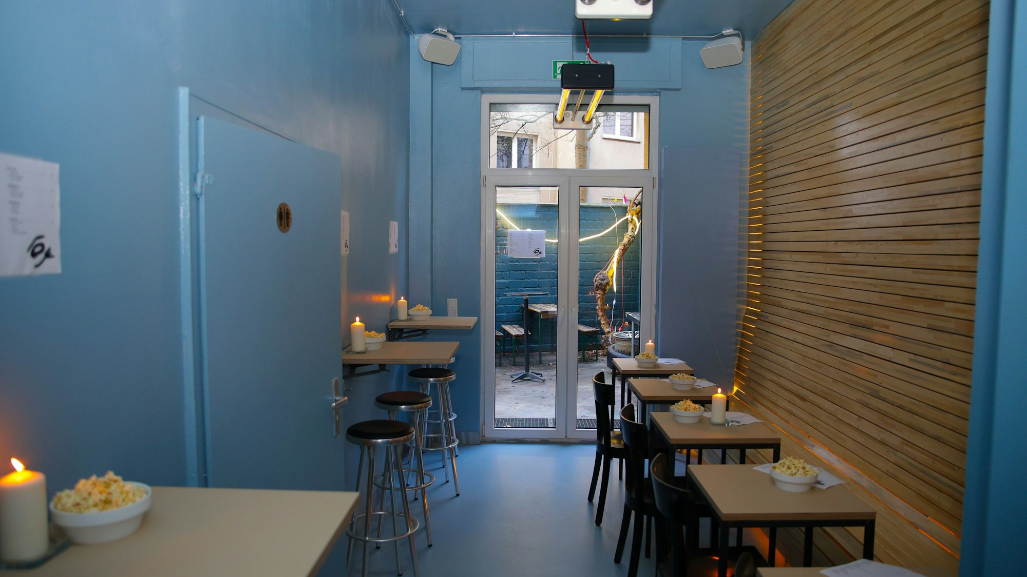 Das Wallczka-Bistro von innen