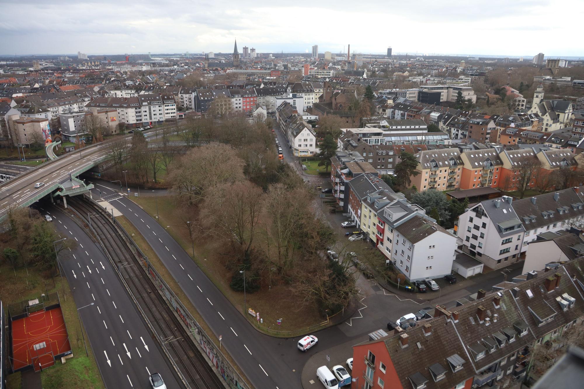 Das Suchthilfezentrum soll auf einer Fläche am Perlengraben entstehen.