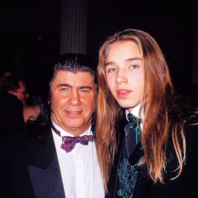 Gil Ofarim mit seinem Vater Abi Ofarim im Jahr 1999 bei einem Event in Berlin.