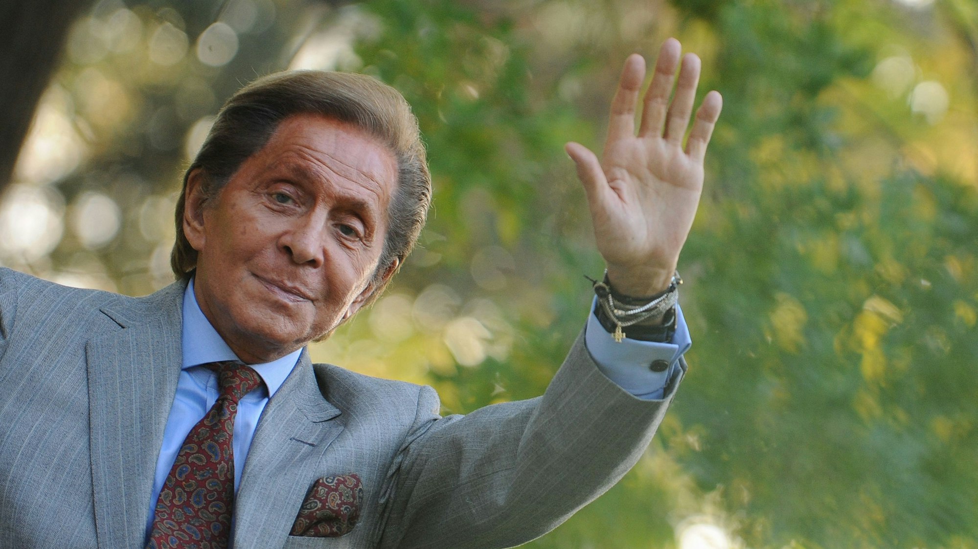 Valentino bei einem Fototermin im Jahr 2009.