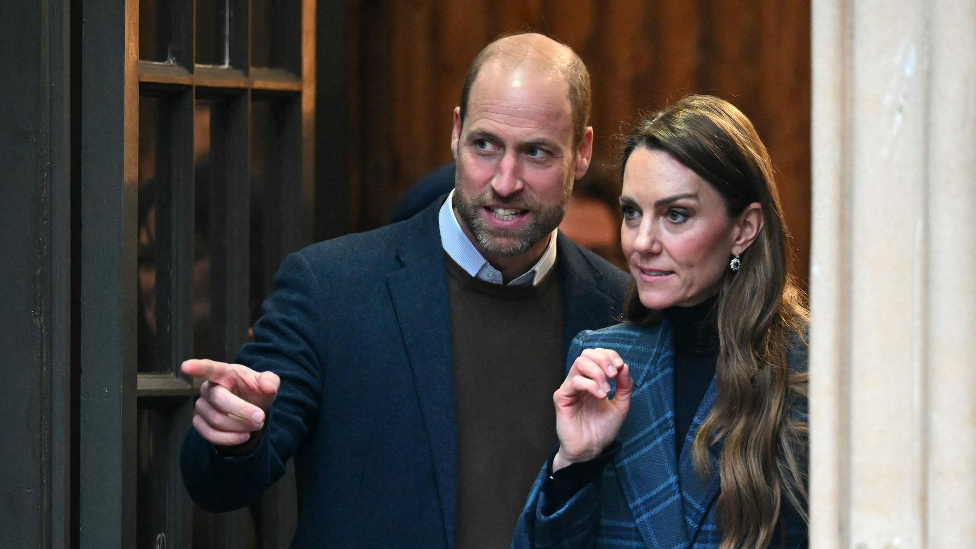 Prinz William und Prinzessin Kate beim Besuch in Schottland.
