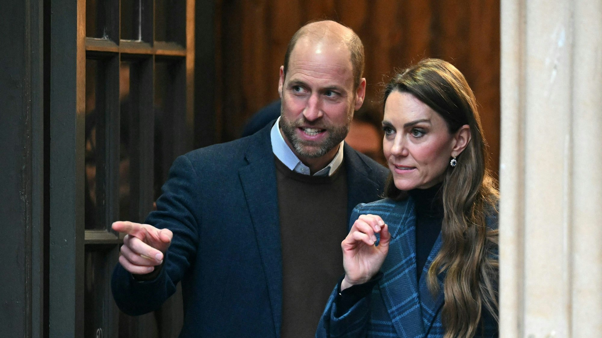 Prinz William und Prinzessin Kate beim Besuch in Schottland.