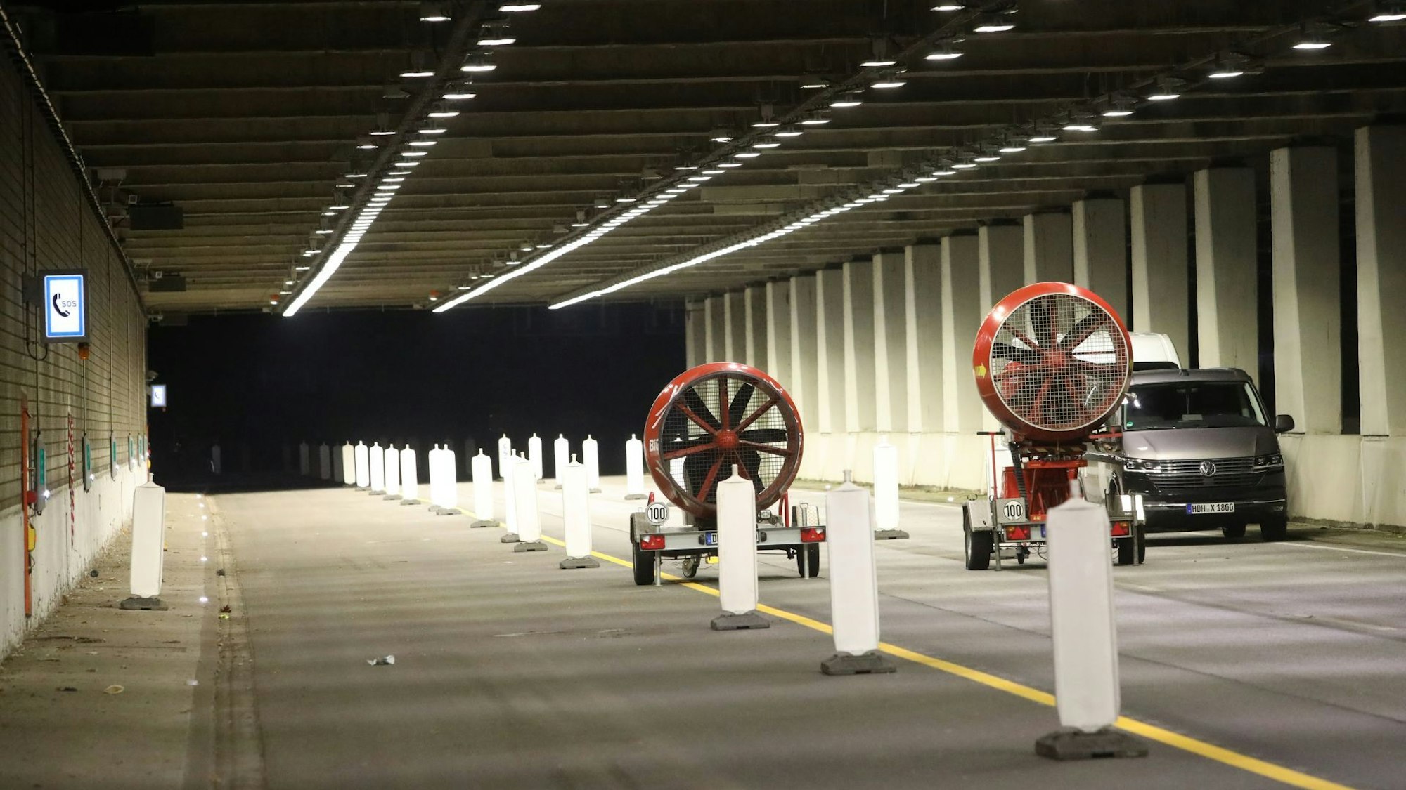 Überprüfung Sicherheitstechnik Tunnelkette B42 Königswinter Bonn