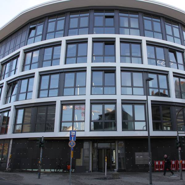 Neubau der Kreishandwerkerschaft Bonn/Rhein-Sieg in Siegburg an der Ecke Alleestraße/Wilhelmstraße