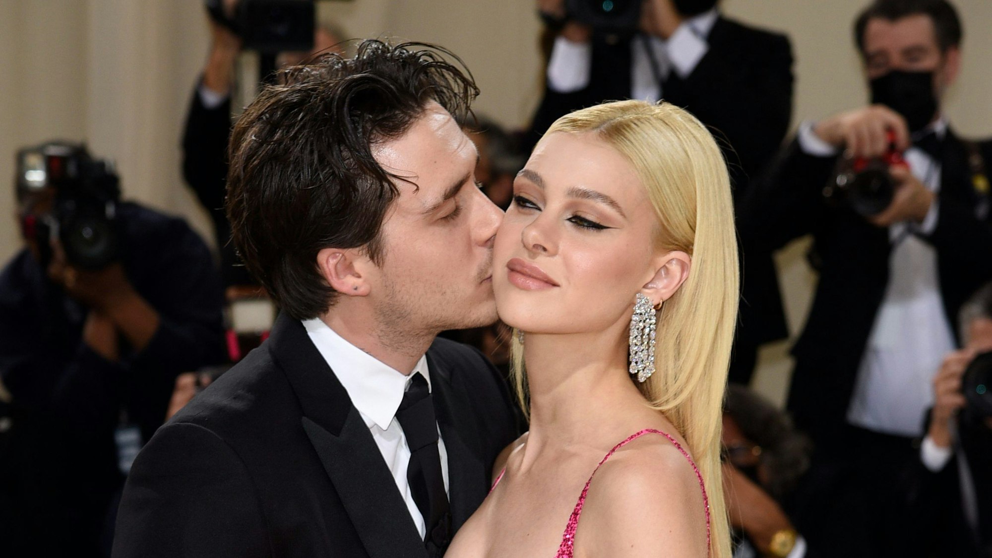 Brooklyn Beckham und seine Ehefrau Nicola Peltz in New York.