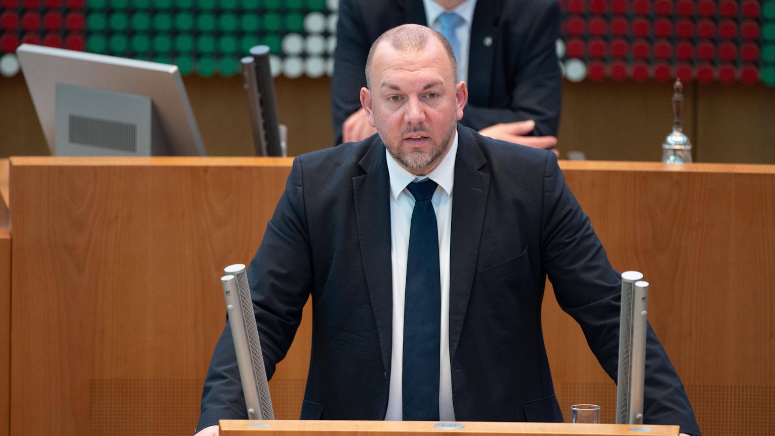 Klaus Esser bei einer Rede im Landtag