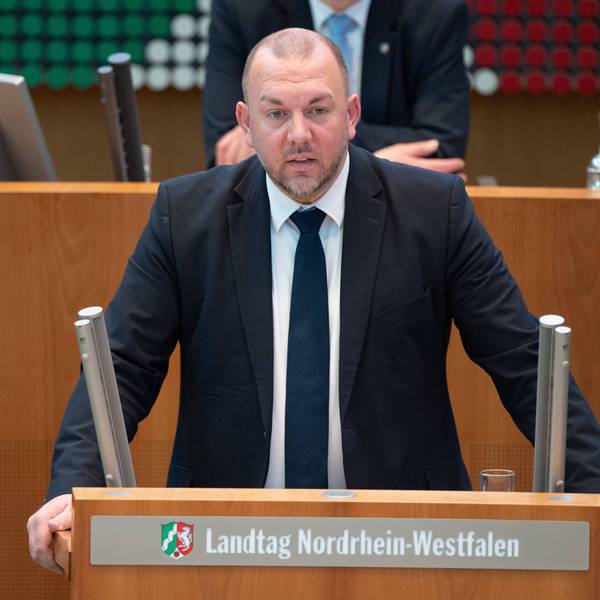 Klaus Esser bei einer Rede im Landtag