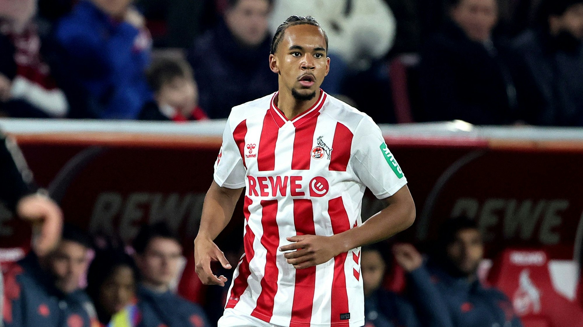 1. FC Köln vs. Bayern München, 17. Spieltag, 14.01.2026, 20.30 Uhr, Youssoupha Niang (1. FC Köln), Bild: Herbert Bucco