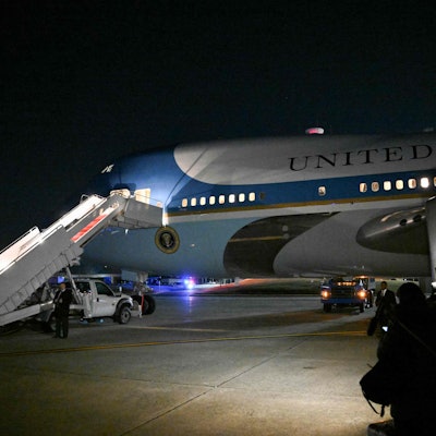 Die Air Force One auf der Joint Base Andrews in Maryland.