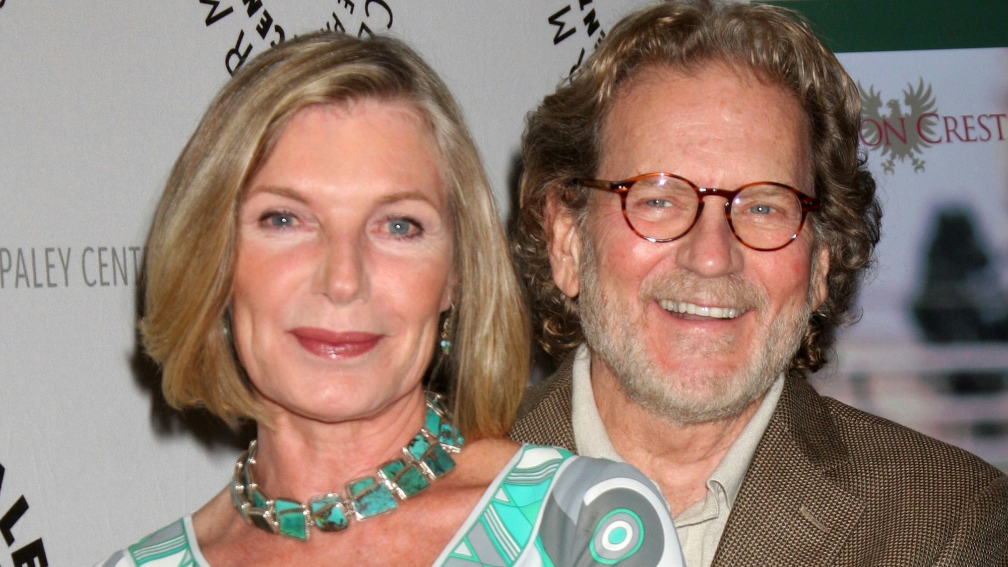 LOS ANGELES - OCT 12: Susan Sullivan, Robert Foxworth arrives at the "Falcon Crest: A Look Back" Event at Paley Center for Media on October 12, 2010 in Los Angeles, CA