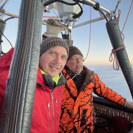 Jahresabschlussfahrt Alpen, Till Rimbach (l.) und Markus Pieper