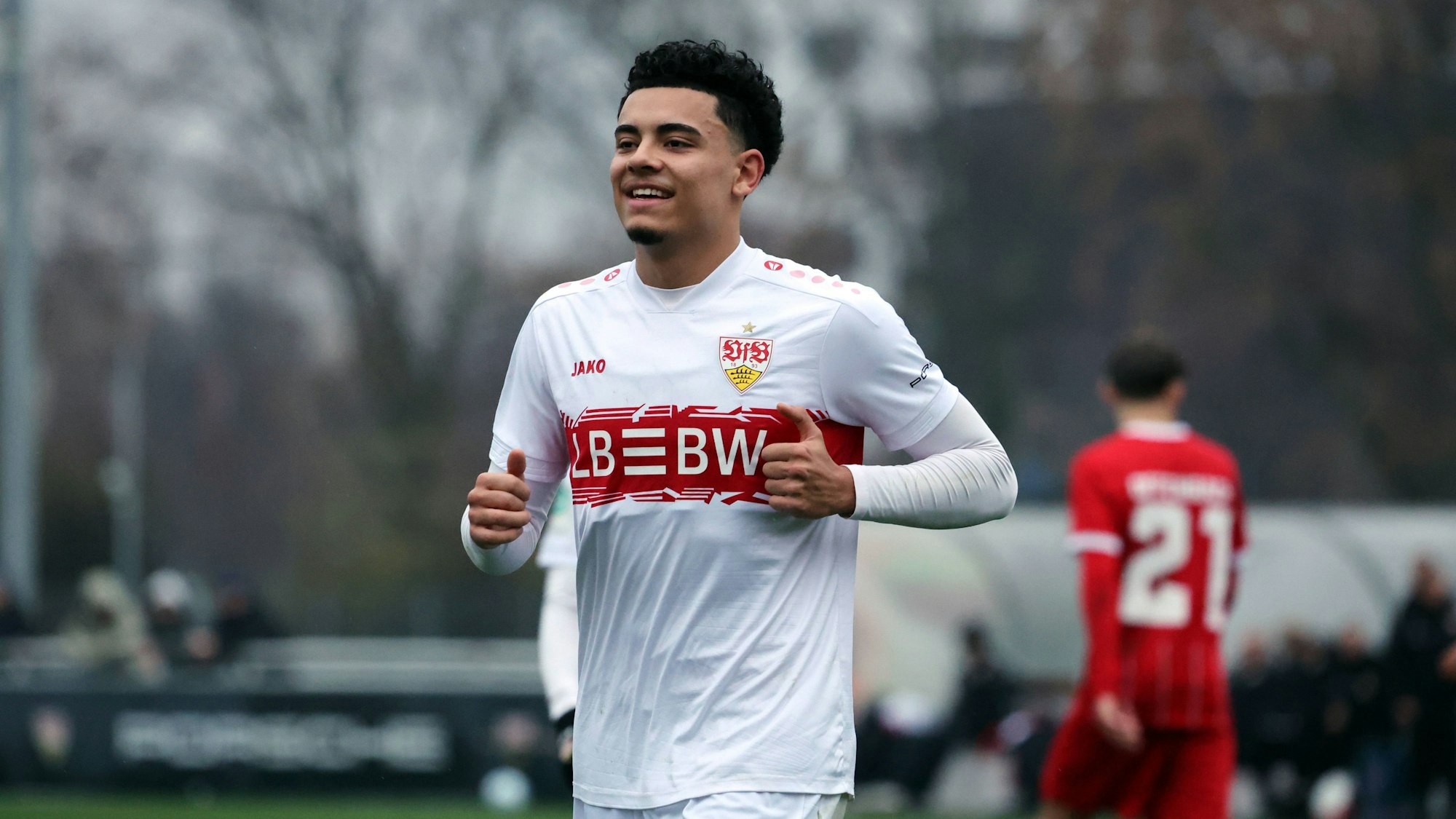 Gabriel Bruno Zarrella im Trikot vom VfB Stuttgart.