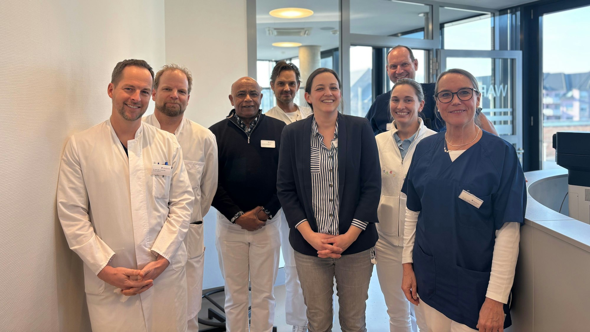 Das Ärzteteam des Remigius-Ärztehauses.