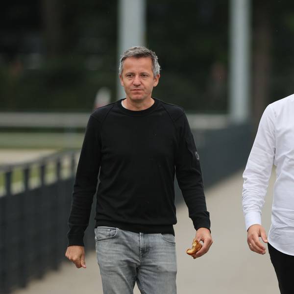 Philipp Türoff und Thomas Kessler im Sommer 2022; Kessler und Türoff sind nun Kollegen in der Geschäftsführung des 1. FC Köln.