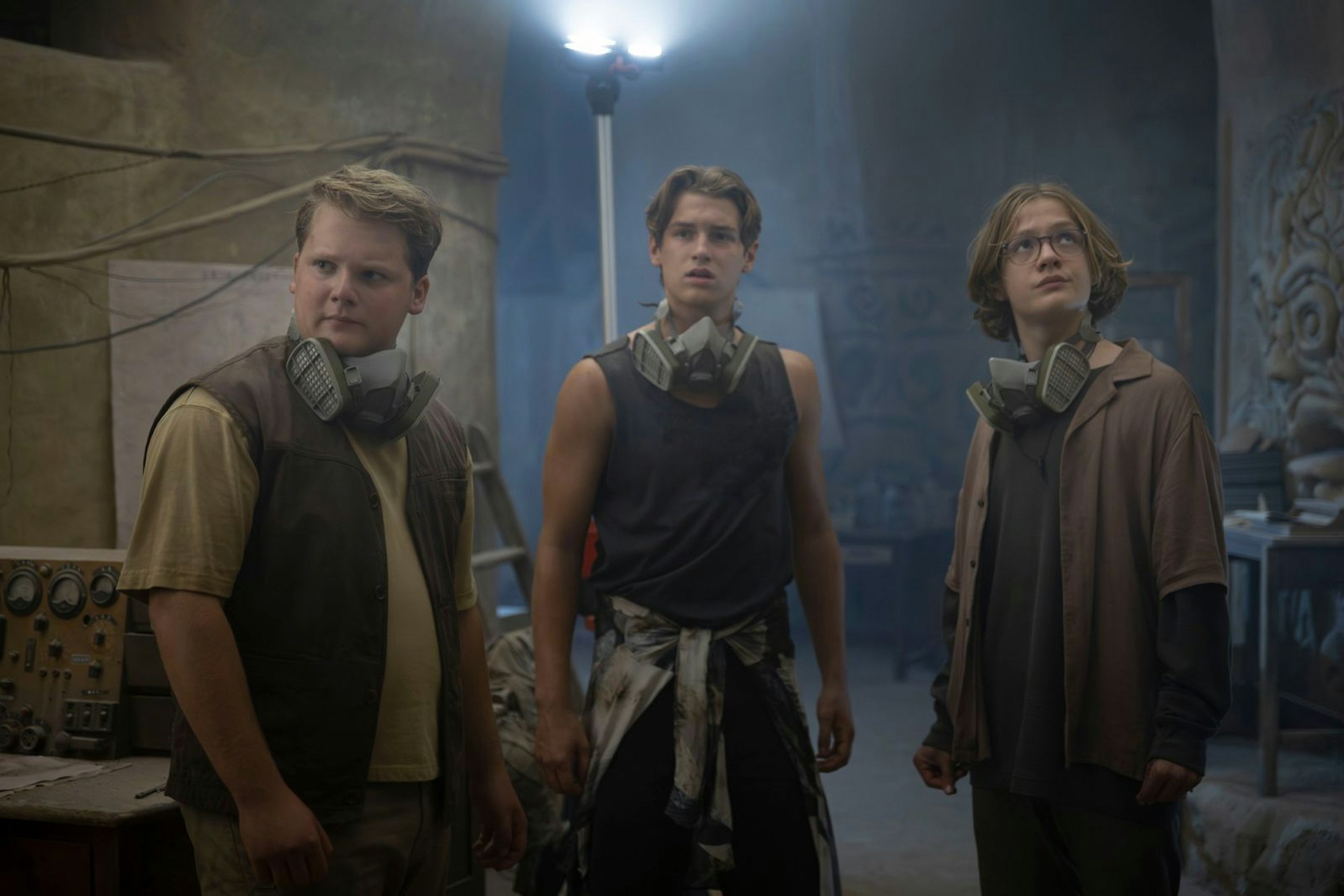 Bei ihrem neuen Fall verschlägt es die ??? auf eine verfluchte Vulkaninsel: „Die drei ??? - Toteninsel“ ist ab sofort im Kino zu sehen. (Bild: Tomás Correa/Wiedemann und Berg Film GmbH/Deutsche Columbia Pictures Filmproduktion GmbH)