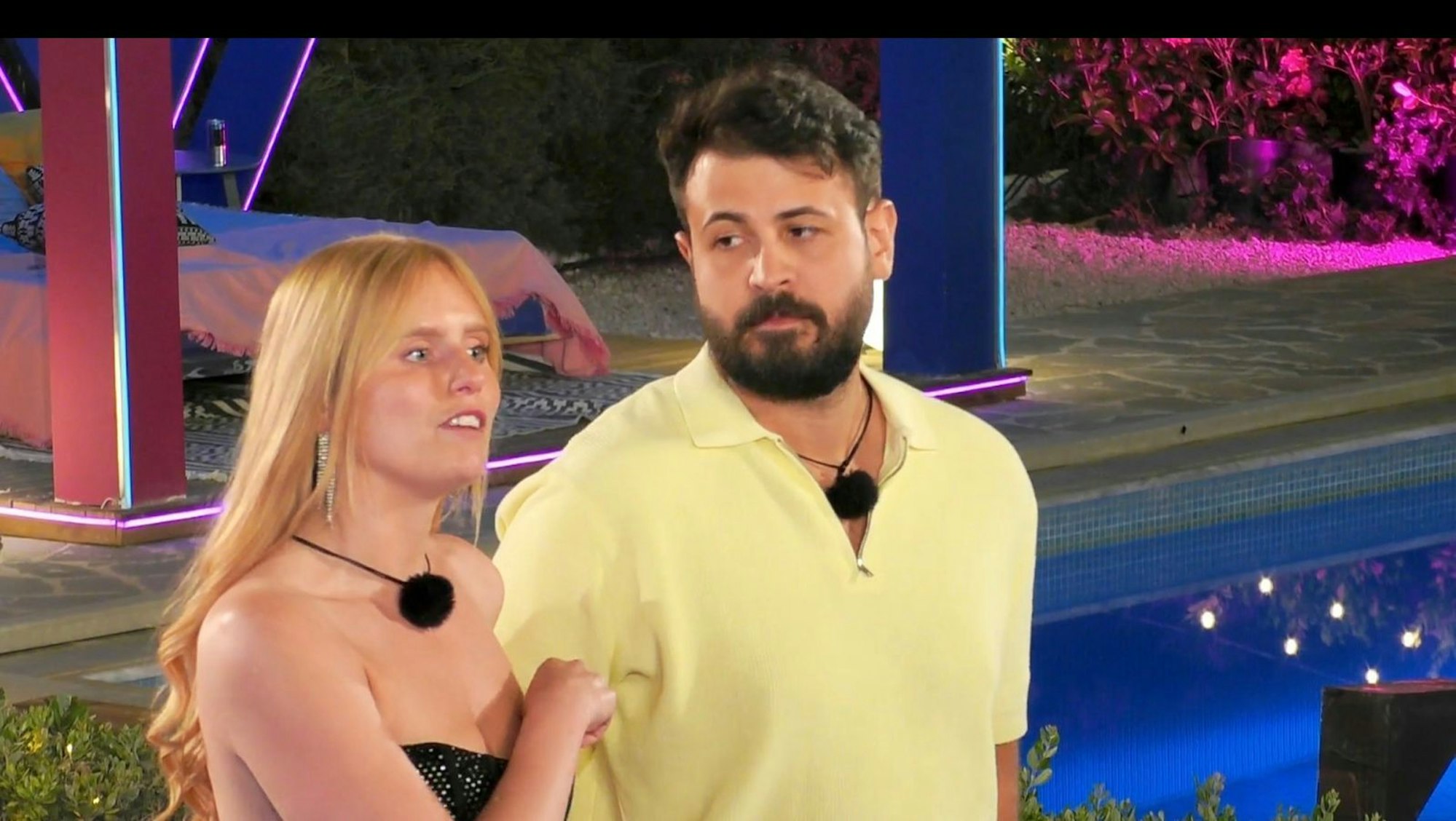 David und seine Freundin Christina sind sich keiner Schuld bewusst (Bild: RTL)