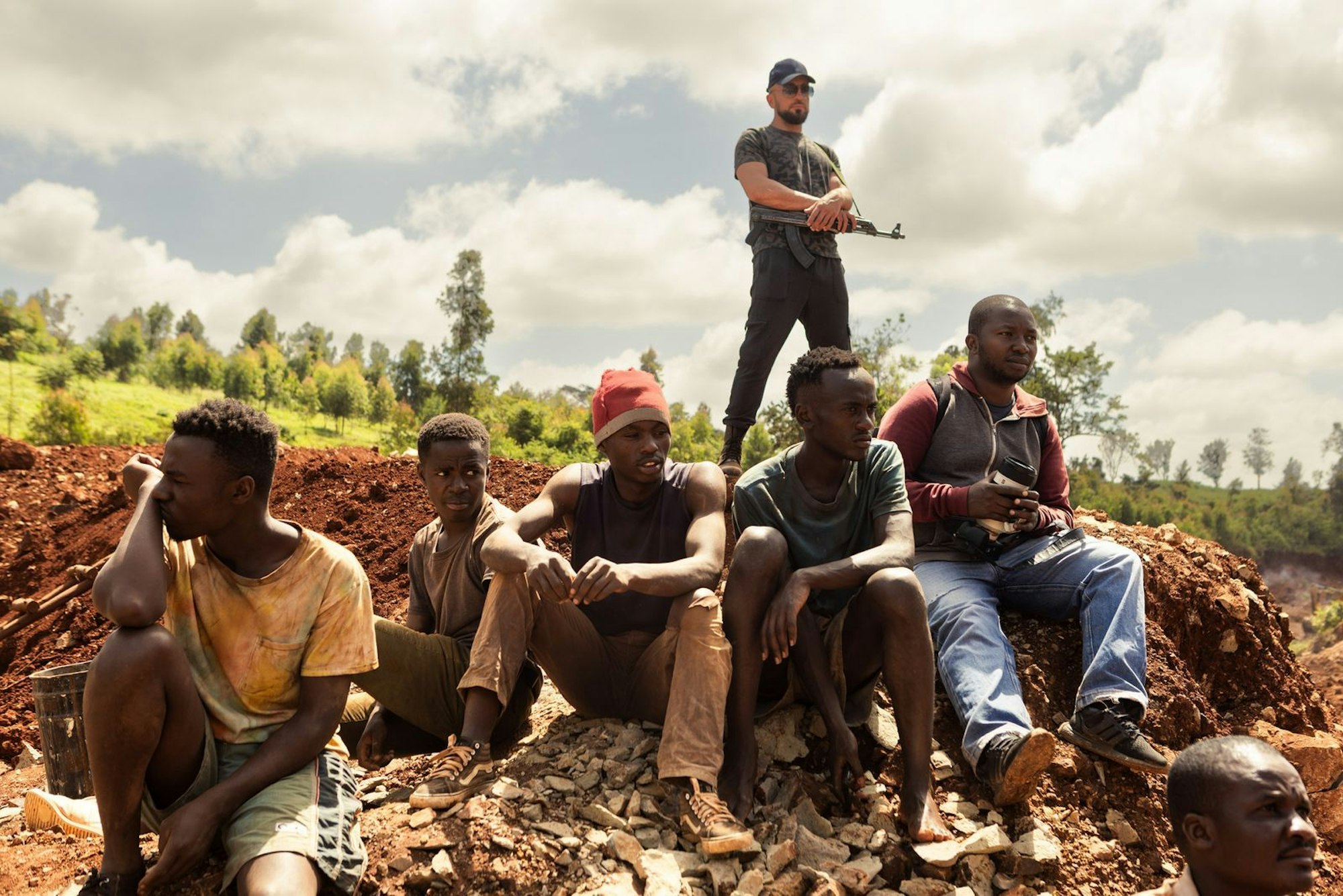 In den Coltan-Minen herrschen gefährliche Bedingungen. (Bild: ZDF und ©Nicolas Velter – A&ENetworks)