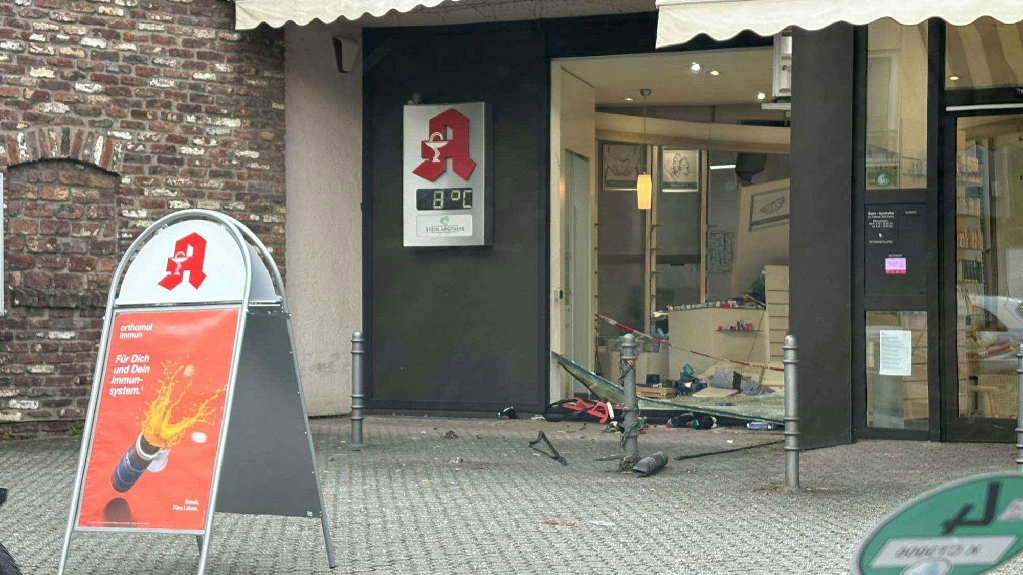 Das Bild zeigt den Unfallort in Lövenich. Foto: Privat