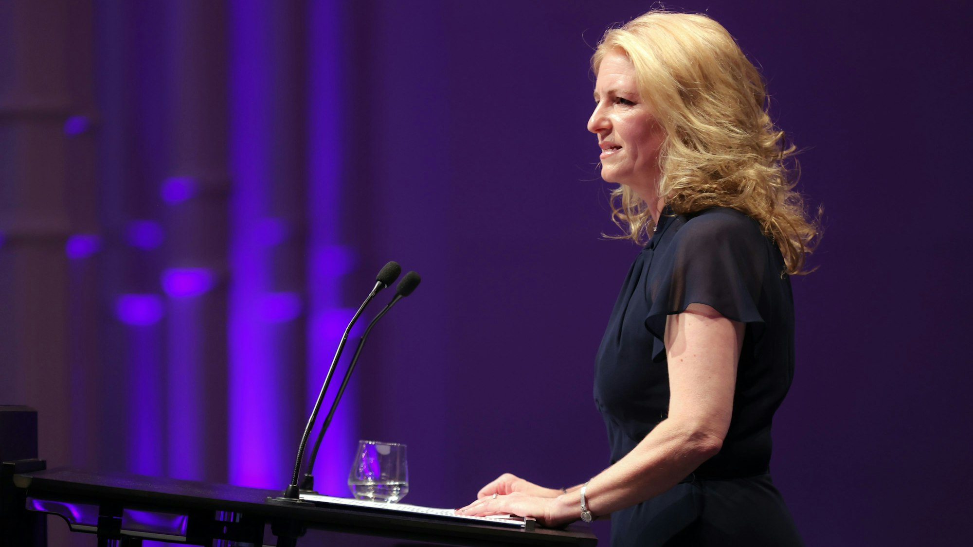 08.01.2026 Traditioneller Neujahrsempfang der IHK Köln (Industrie- und Handelskammer) in der Flora. Dr. Nicole Grünewald, Präsidentin der IHK. Foto: Martina Goyert