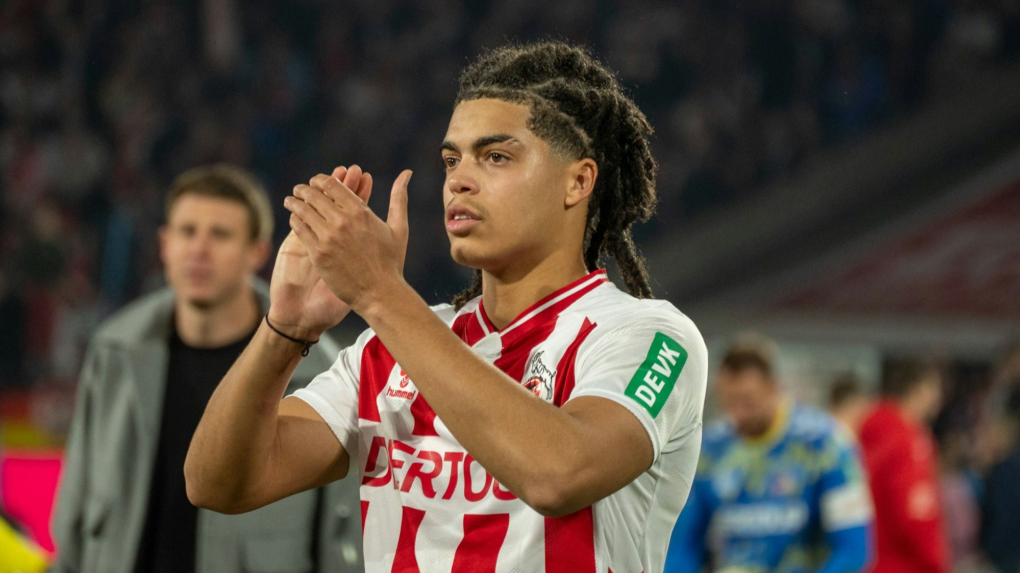 Deutschland: Bundesliga 2025/26 1. FC Köln vs. FSV Mainz 05, 18. Spieltag – 17.01.2026 – RheinEnergieStadion Nordrhein-Westfalen Jahmai Simpson-Pusey 1. FC Köln, 22 *** Germany Bundesliga 2025 26 1 FC Köln vs FSV Mainz 05, 18 Matchday 17.01.2026 RheinEnergieStadion Nordrhein Westfalen Jahmai Simpson Pusey 1 FC Köln, 22 Copyright: xOrhanxHabashx