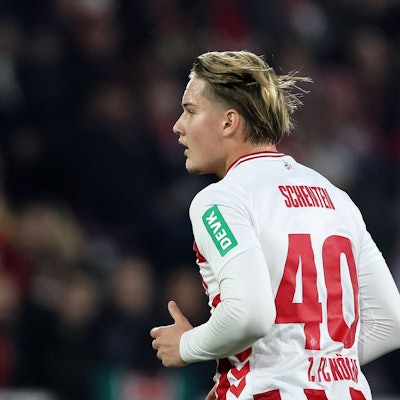 Fynn Schenten vom 1. FC Köln