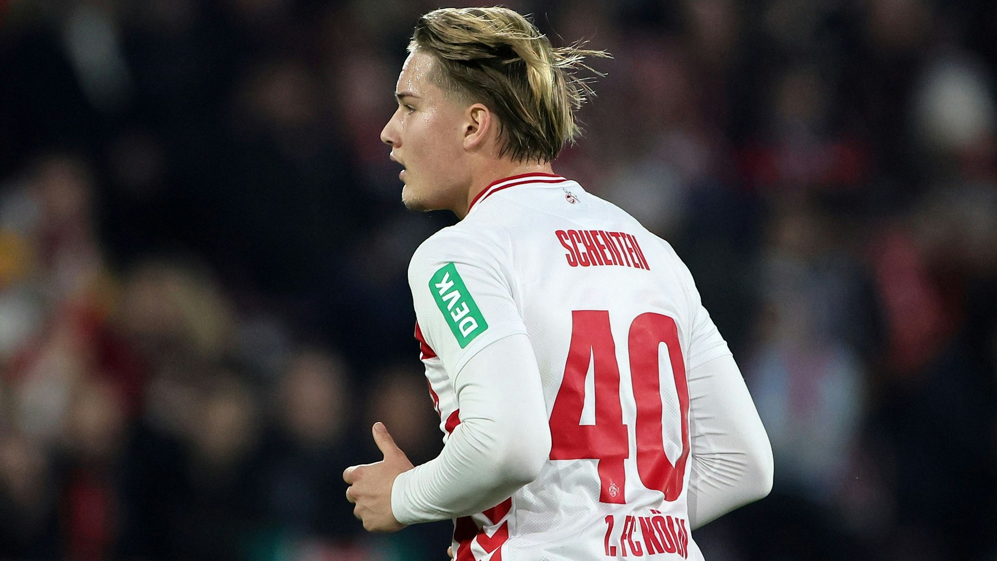 Fynn Schenten vom 1. FC Köln