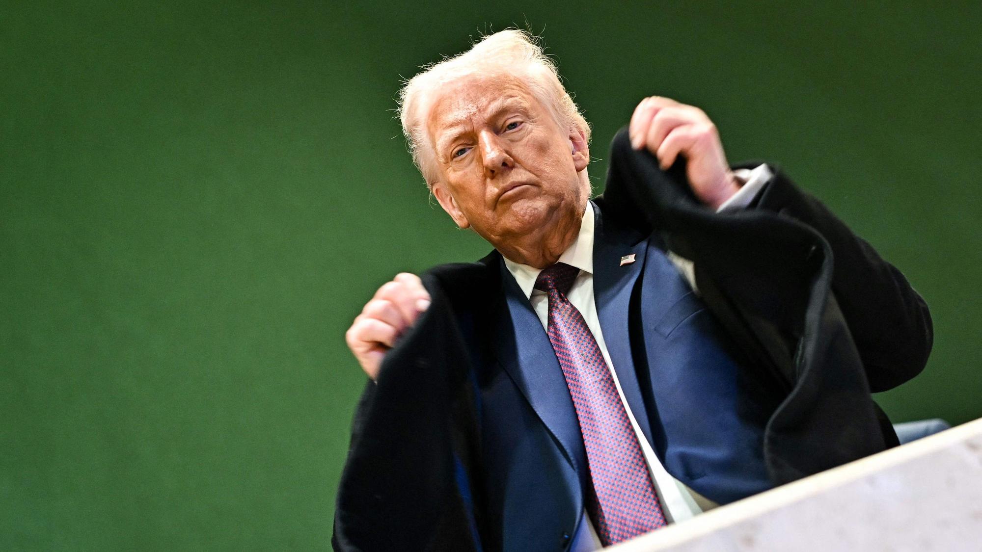 Trump in Davos.