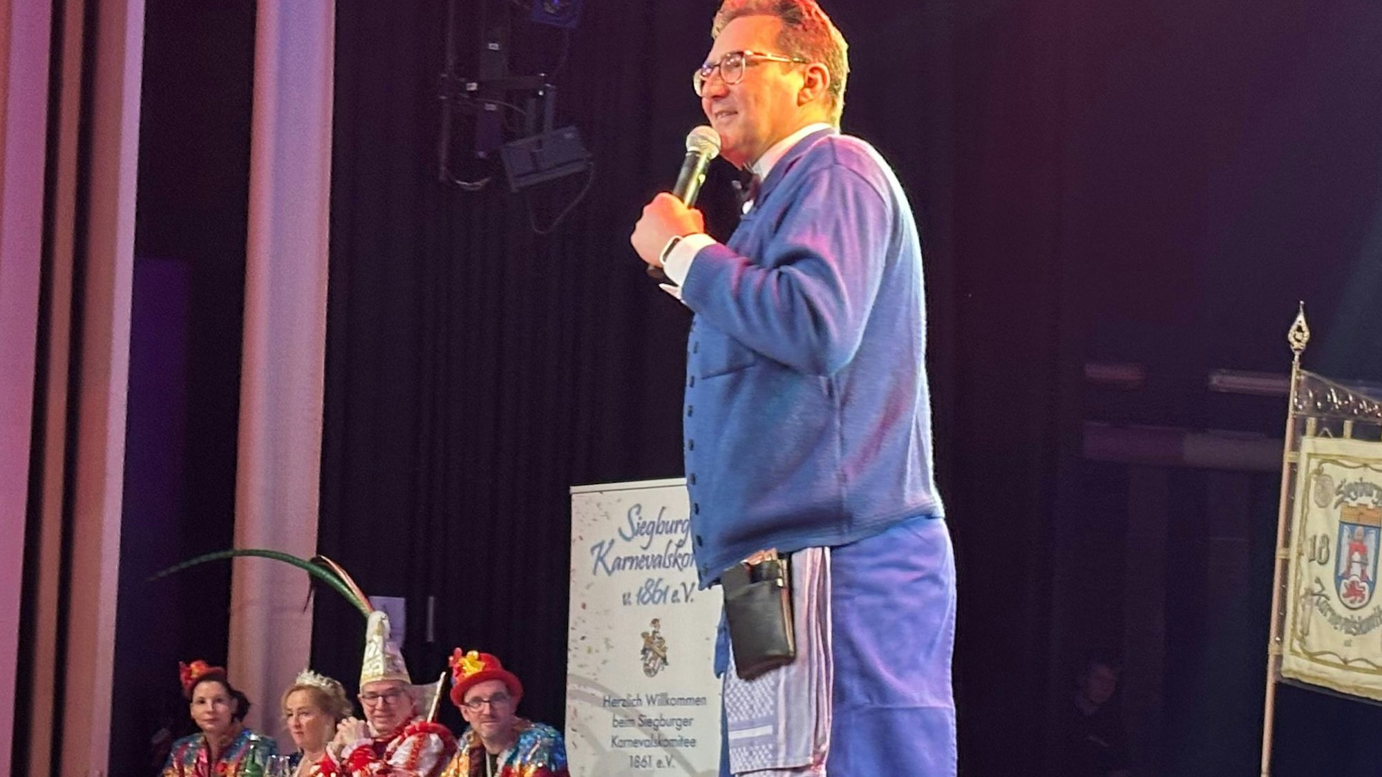 Oli der Köbes setzte bei seinem Auftritt eher auf Witze.