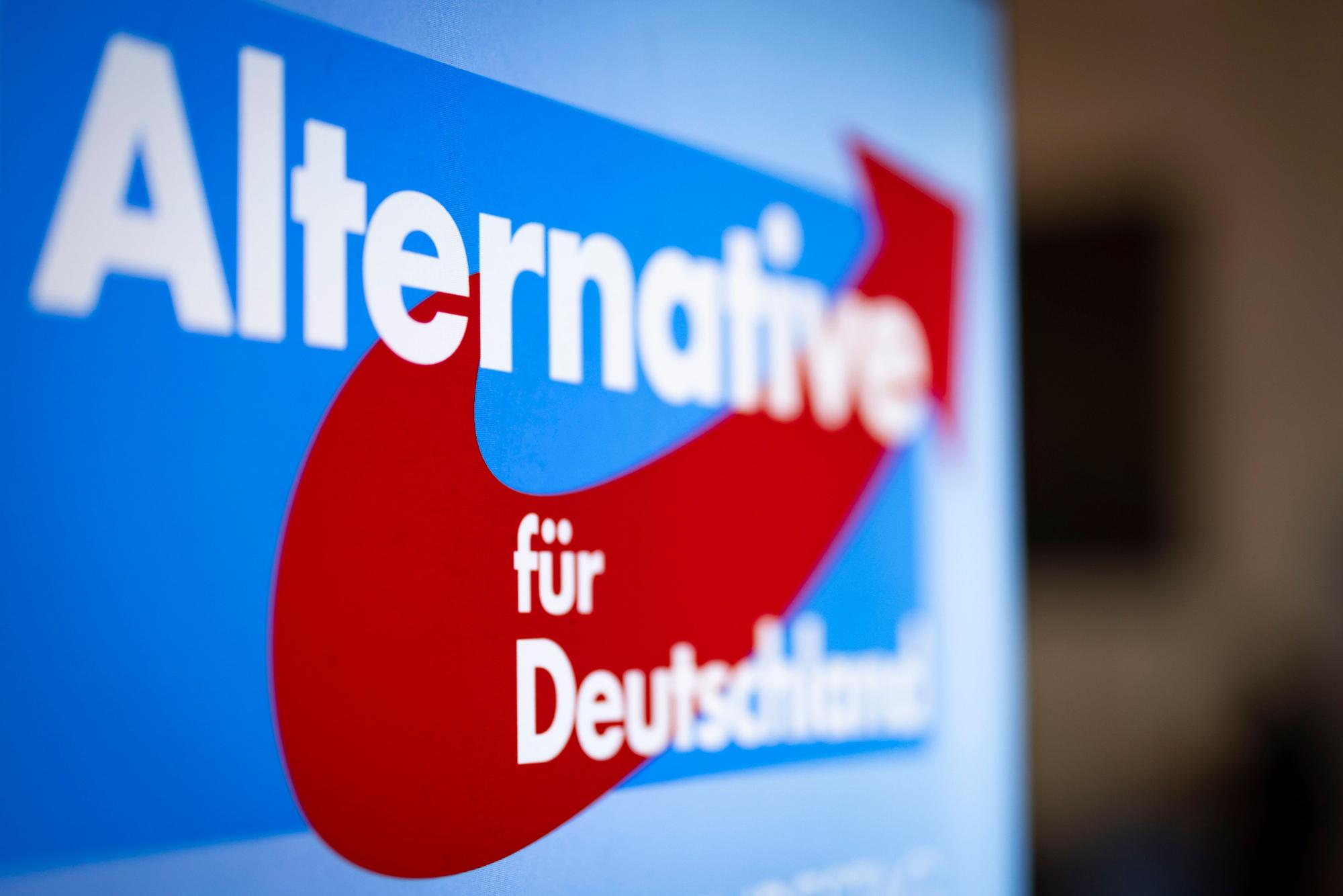 Das Bild zeigt das Logo der AfD. foto: Christoph Reichwein/dpa