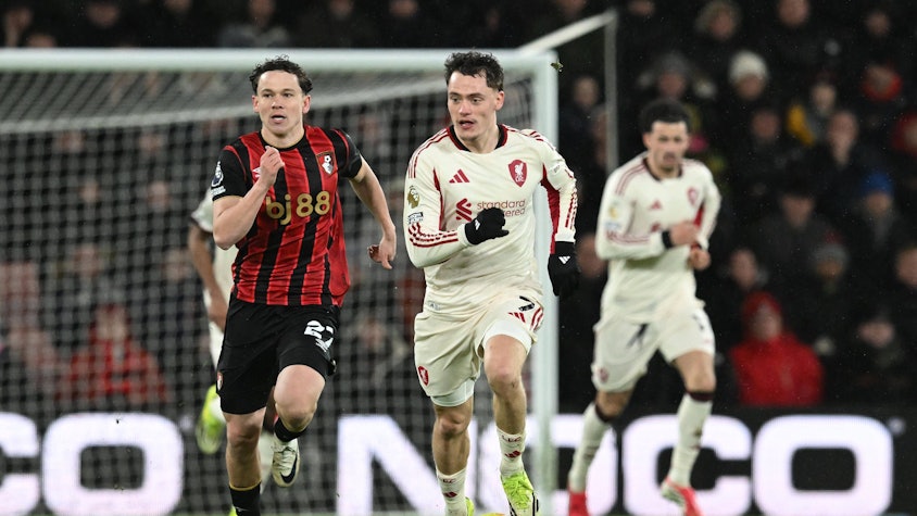 Liverpool-Star Florian Wirtz am Ball