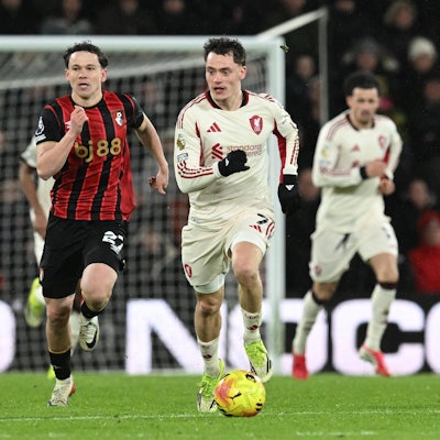 Liverpool-Star Florian Wirtz am Ball