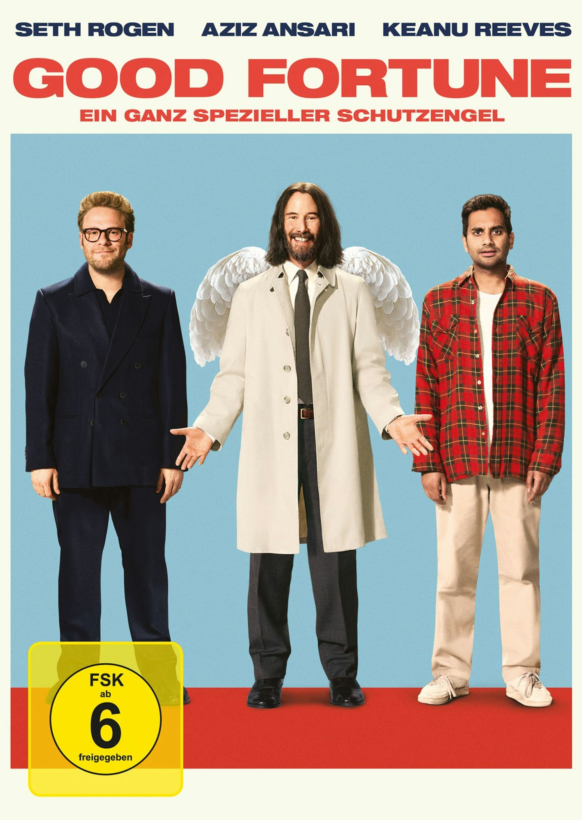 Regisseur und Autor Aziz Ansari übernahm in seiner Komödie „Good Fortune - Ein ganz spezieller Schutzengel“ auch eine der Hauptrollen. (Bild: Leonine)