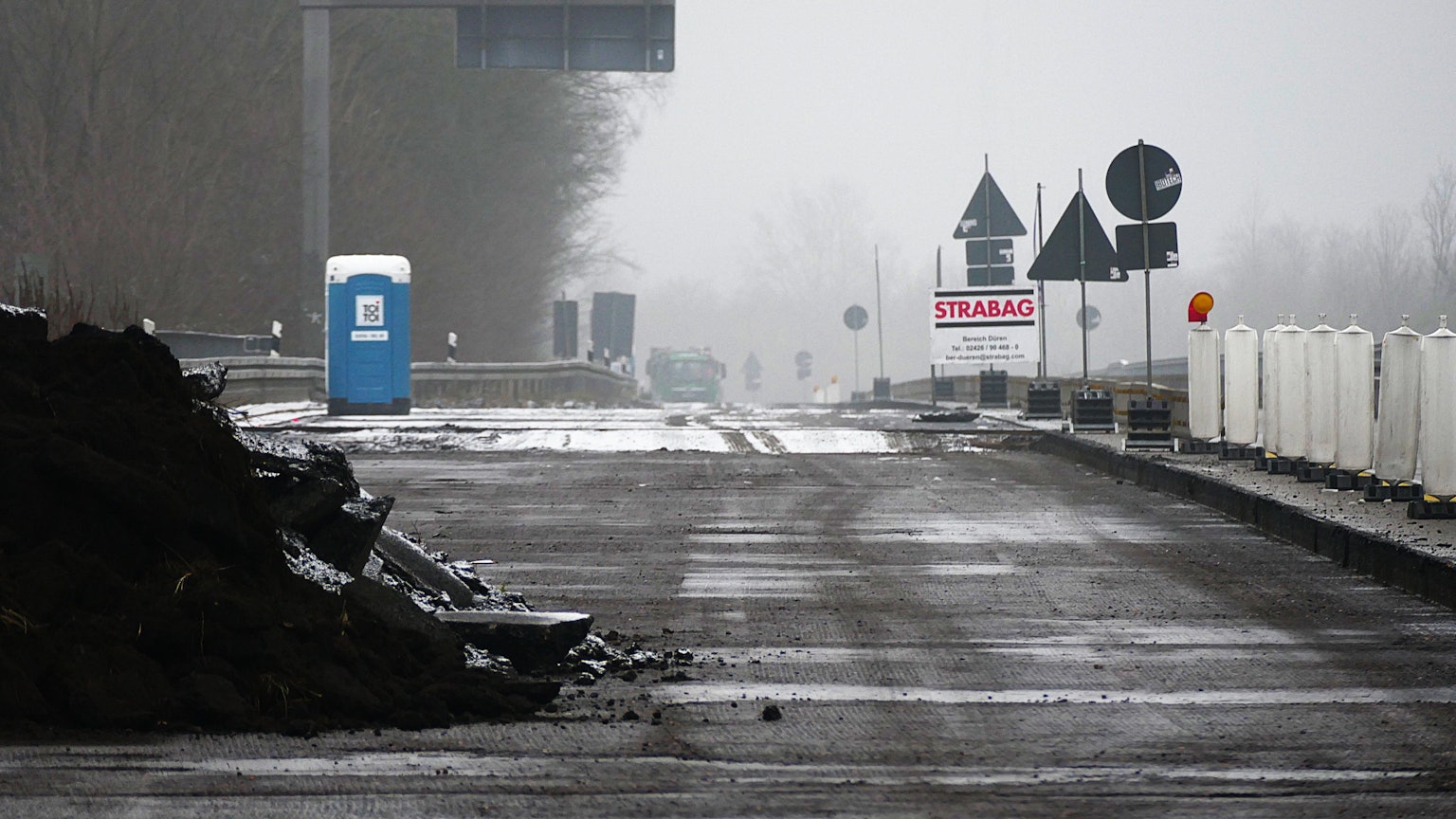 In diesem Bereich nahe der A59 bei Troisdorf war die Bombe gefunden worden.
