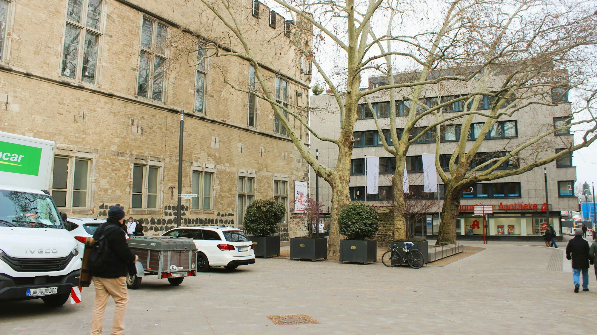 Bild von der Stelle, an der früher der „Kölsche Boor“ stand.
