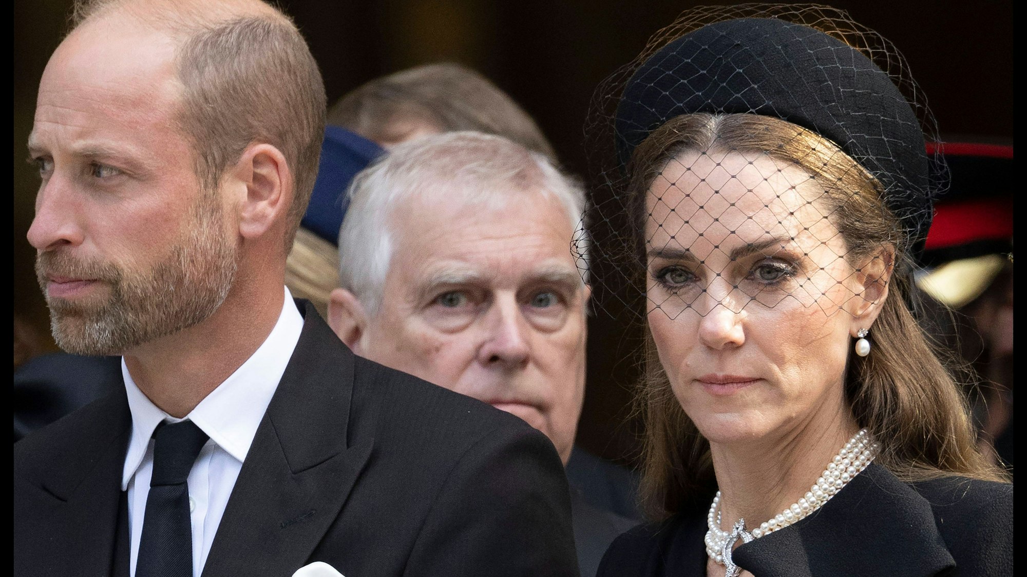 Prinzessin Kate und Prinz William bei einem Gottesdienst.