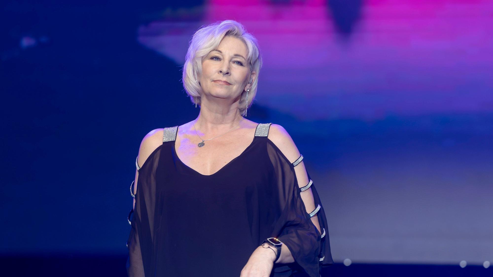 Claudia Jung während einer Show.