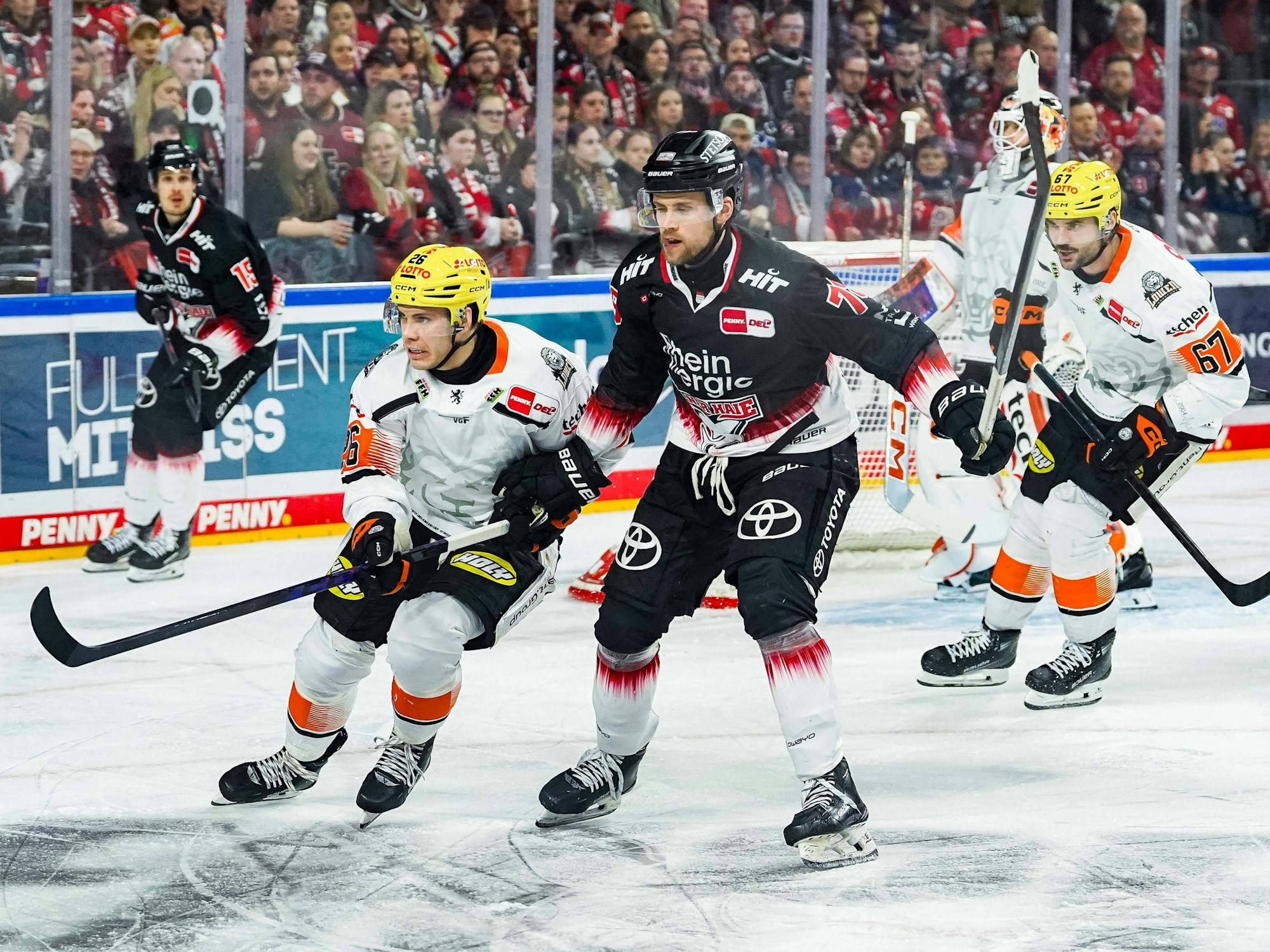 Die Kölner Haie haben gegen die Löwen Frankfurt verloren.
