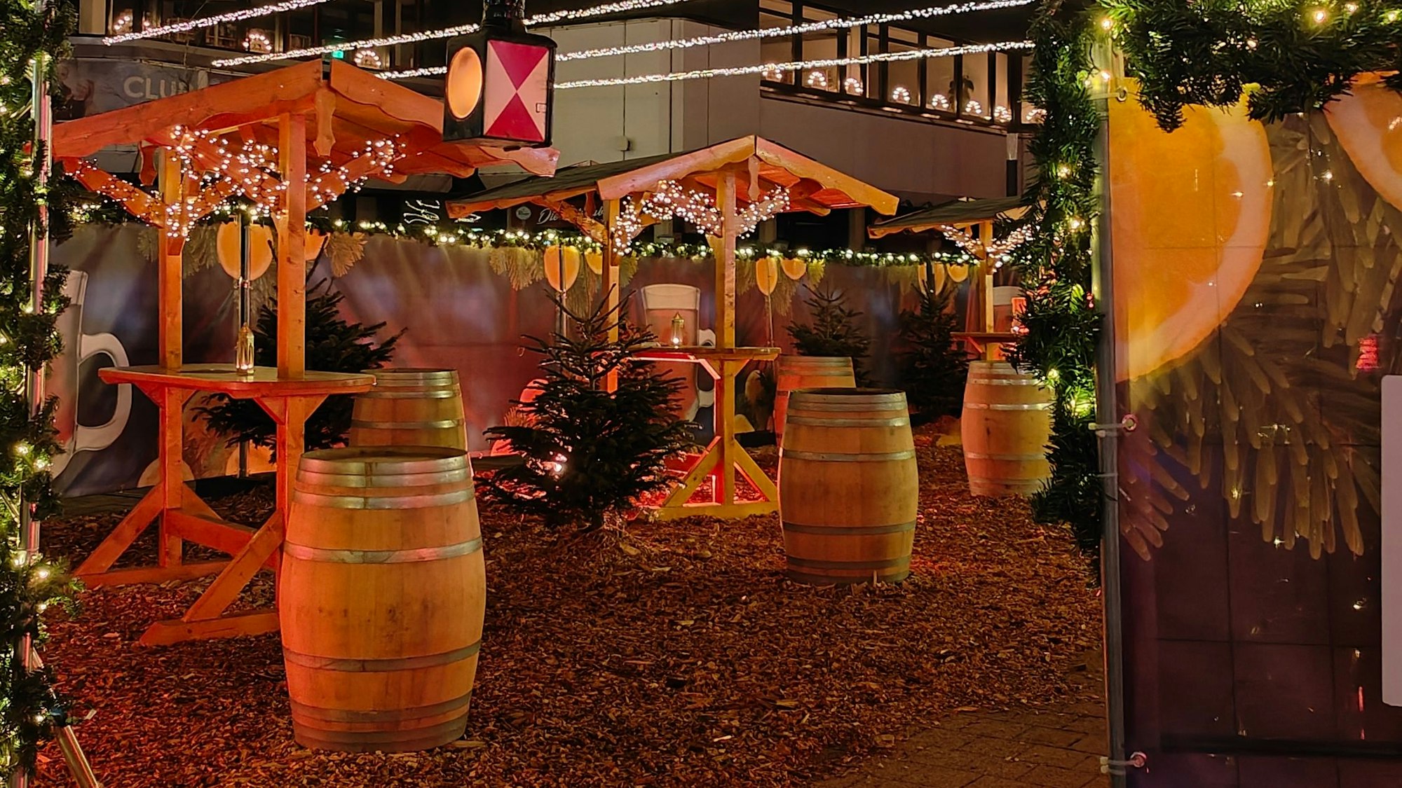 Stimmungsvoller Winzerzauber im Januar 2026 auf der Markplatte in Sankt Augustin.